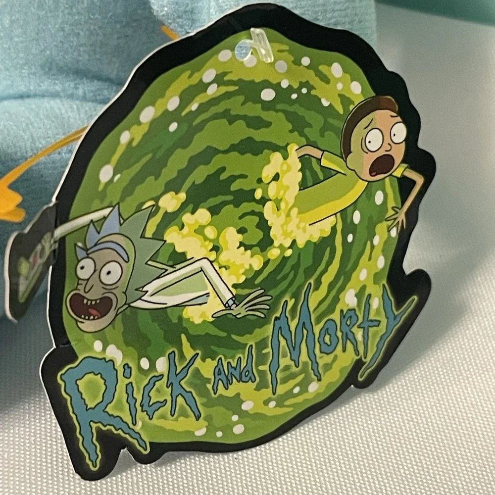 RICK AND MORTY Licensed Plush Toy Mr Meeseeks 25CM‎ Brand New With Tag Gift